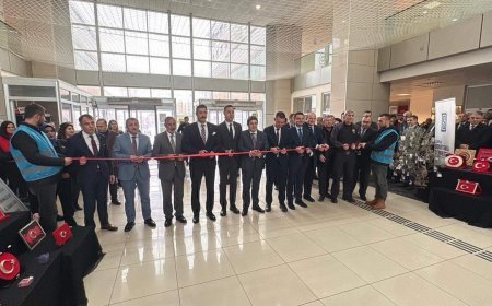 Çorlu'da yükümlüler için 'sosyal market' ile 'el sanatları' sergisi açıldı