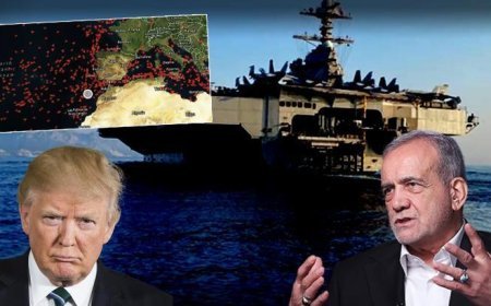 ABD'nin uçak gemisi Ford, İran'a ilerliyor! Pezeşkiyan: Korkmuyoruz, şehit oluruz