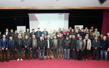 Ergene’de çiftçilere zirai ilaç uygulama eğitimi verildi