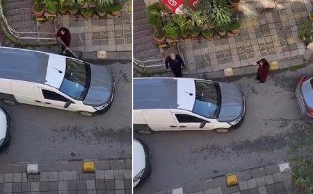 Kadıköy’de park yeri kavgası! 'Burası benim evimin önü'