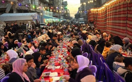 Türk Kızılay Gazze’deki Filistinliler için sokak iftarı düzenledi