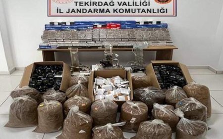 Tekirdağ'da jandarmanın kaçakçılık operasyonunda 21 tutuklama