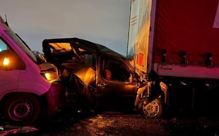 Anadolu Otoyolu'nda zincirleme kaza: 16 araç birbirine girdi; yaralılar var