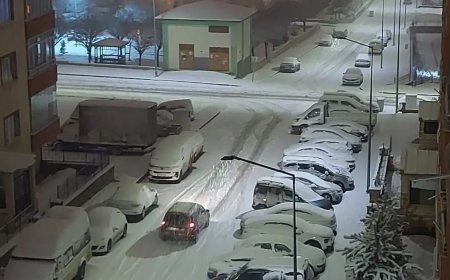 Erzurum'da eğitime kar engeli