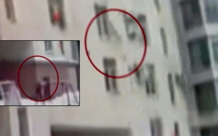 7. kattan düşen çocuğu havada yakaladı! Kahraman apartman görevlisinin kaburgaları kırıldı