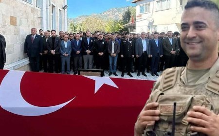 Kalp krizinden hayatını kaybeden uzman çavuş toprağa verildi