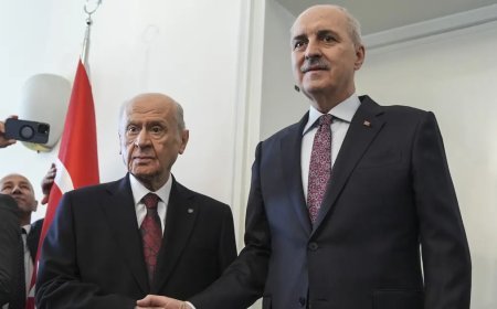 Kurtulmuş Bahçeli'yi ziyaret etti