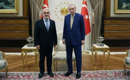 Cumhurbaşkanı Erdoğan, HÜDA PAR Genel Başkanı Yapıcıoğlu'nu kabul etti