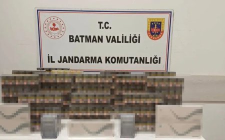 Batman'da kaçakçılık operasyonu, 61 gözaltı