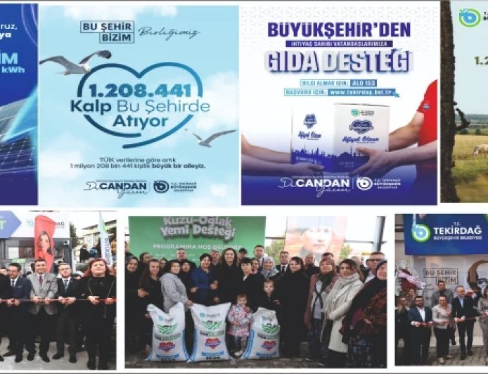 BÜYÜKŞEHİR VİTES YÜKSELTTİ: TEKİRDAĞ’DA PROJELER PEŞ PEŞE