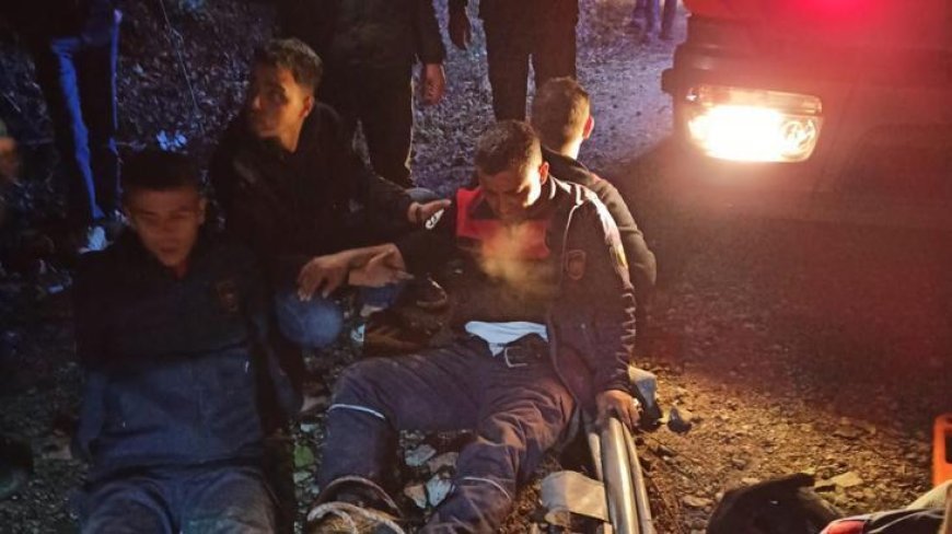 Mucize kurtuluş! Heyelanı fark edip kepçeden atladı, 200 metreden uçuruma yuvarlandı