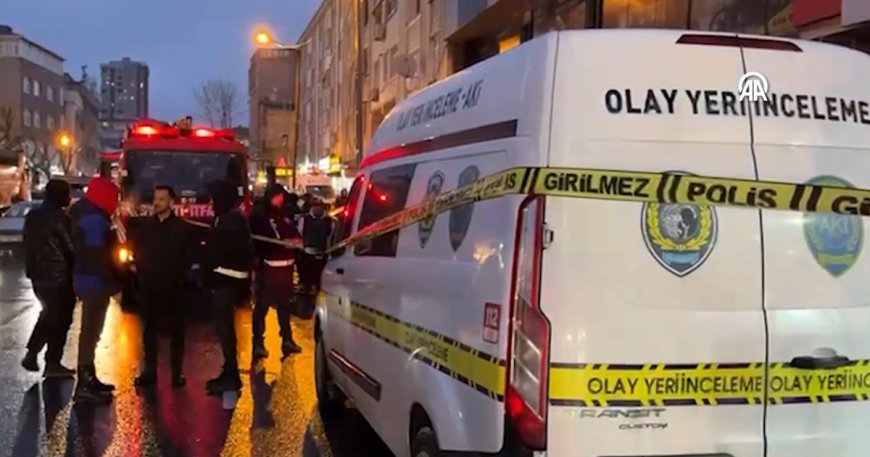 Esenler'de yanan iş yerinde 2 ceset bulundu. Biri başından vurulmuş