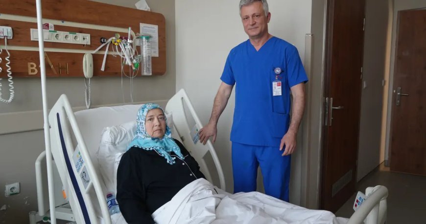 Nefes alamıyor, sağlıkla yürüyemiyordu. Vücudundan 10,5 kilogramlık kitle çıkarıldı