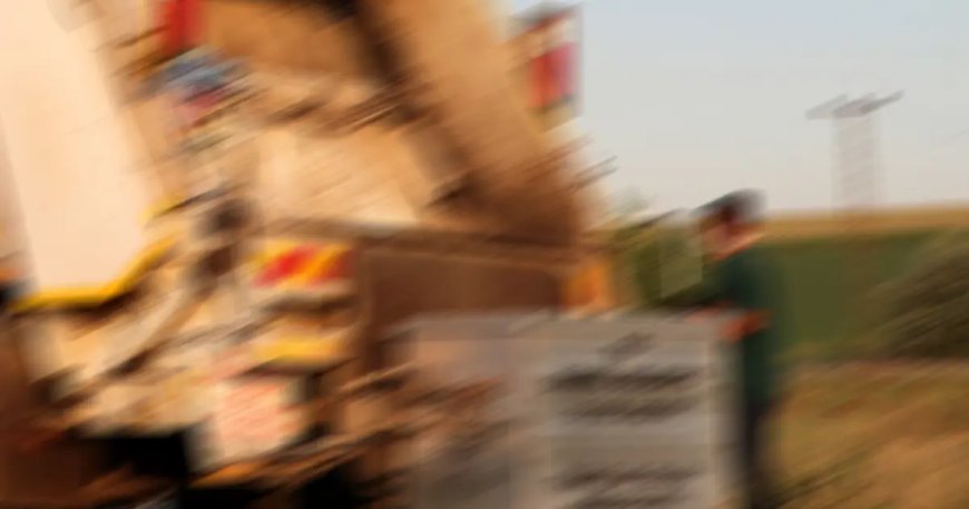 Çöp kamyonunda korkunç ölüm