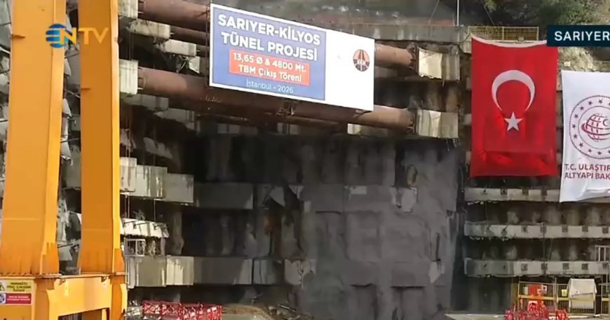 Sarıyer-Kilyos Tüneli'nde ışık göründü. İstanbul'da 35 dakika süren yol 5 dakikaya düşecek