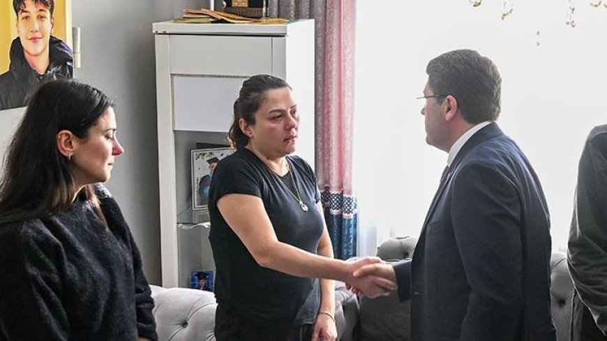 Adalet Bakanı Tunç’tan, Atlas Çağlayan’ın ailesine ziyaret