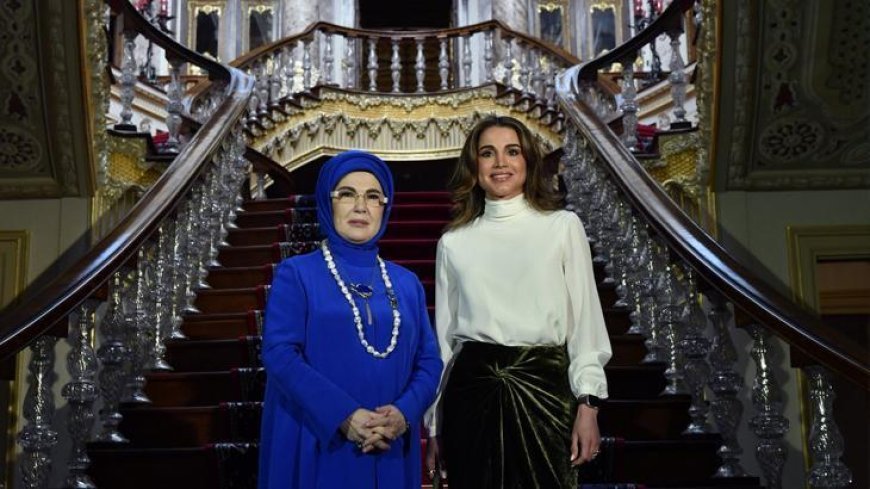 Emine Erdoğan, Ürdün Kraliçesi Rania ile bir araya geldi