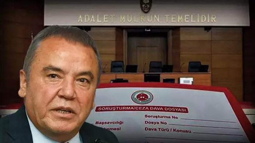 Antalya Büyükşehir Belediyesine yönelik soruşturmanın iddianamesi kabul edildi!