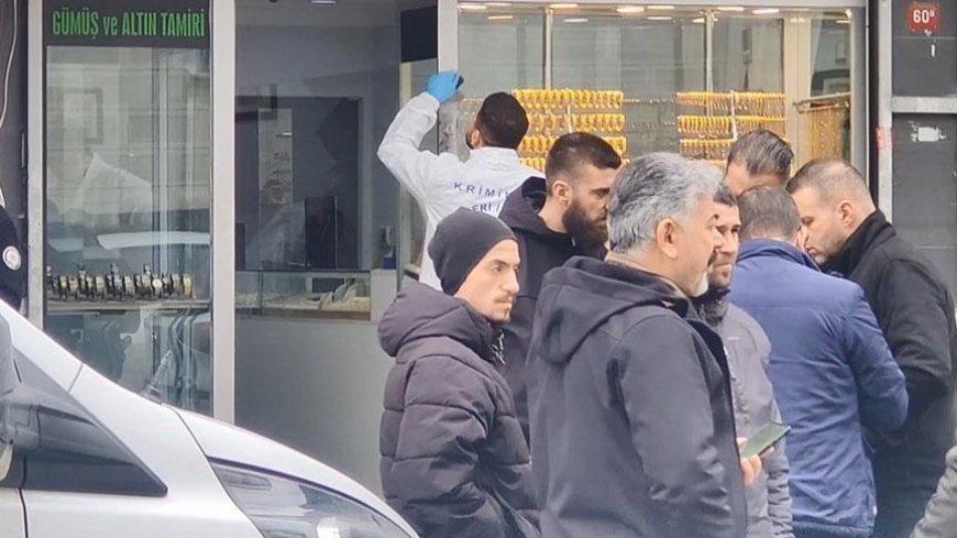 Eyüpsultan’da kuyumcuya silahlı soygun! 1 kişi yaralandı
