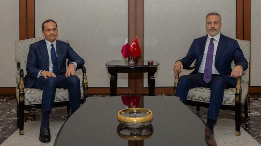 Ankara’da diplomasi trafiği! Dışişleri Bakanı Hakan Fidan Katarlı Mevkidaşı ile bir araya geldi