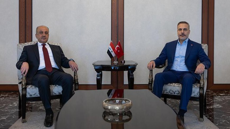 Dışişleri Bakanı Hakan Fidan Irak Savunma Bakanı Abbasi ile görüştü