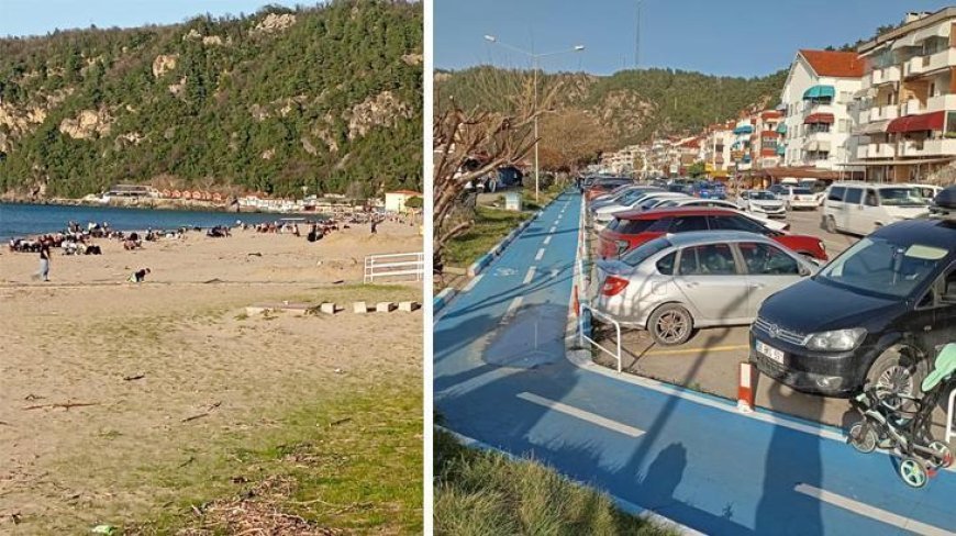 Sıcaklık 28 dereceye çıktı, plajlar ve parklar doldu taştı