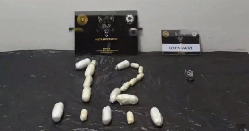 Kapsül halinde 88 parça uyuşturucu yutan şüpheliler tutuklandı