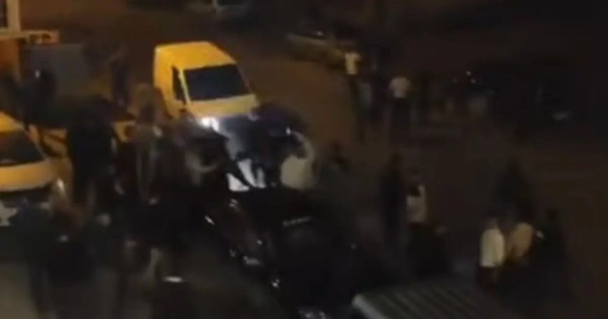 Kan donduran görüntüler: Aracıyla kavga edenleri ezdi