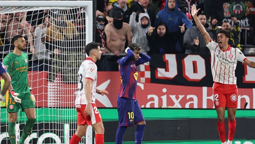 Barcelona, Girona engeline takıldı, La Liga'da liderlik el değiştirdi!