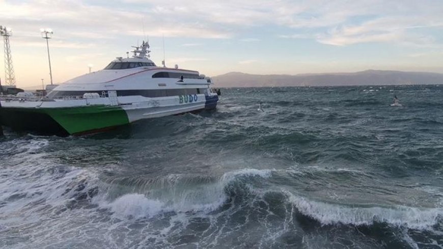 BUDO'nun bazı seferleri olumsuz hava koşulları nedeniyle iptal edildi