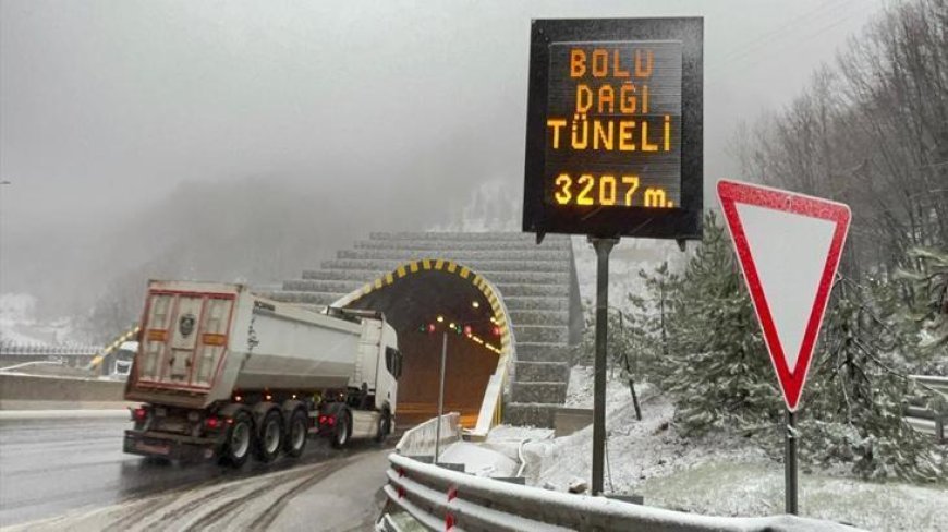 Bolu Dağı beyaza büründü! Sürücüler uyarıldı
