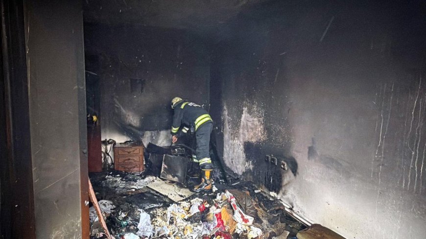 Tekirdağ'da ev yangını büyümeden söndürüldü