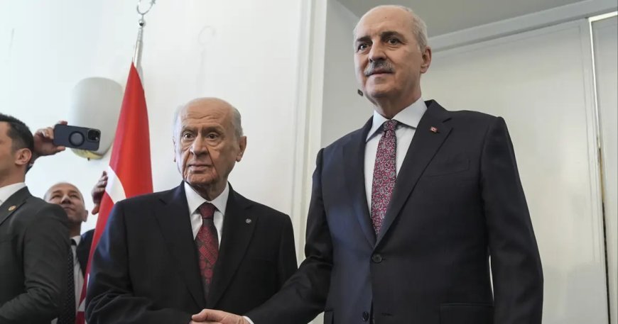 Kurtulmuş Bahçeli'yi ziyaret etti