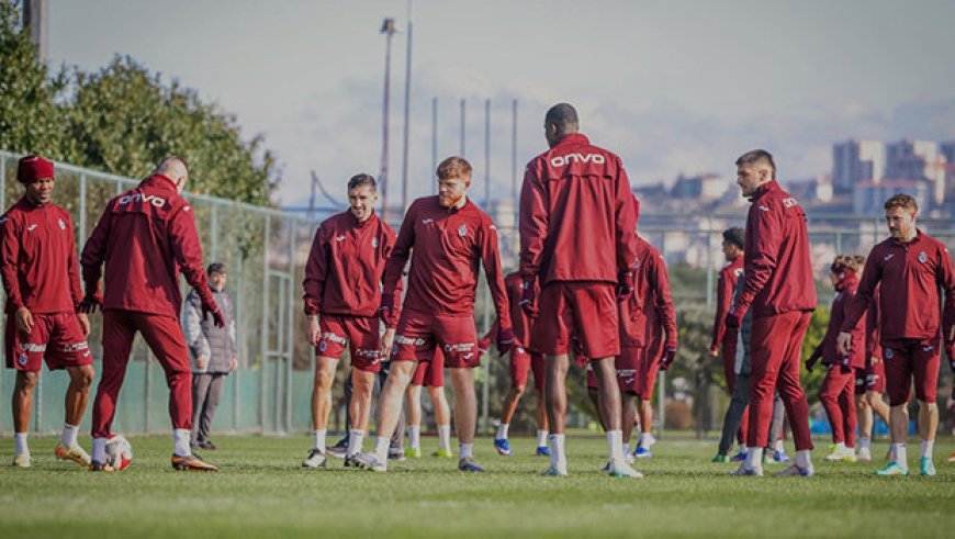 Trabzonspor, Fatih Karagümrük maçı hazırlıklarını sürdürdü!