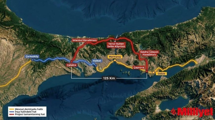 İstanbul'u uçtan uca bağlayacak Kuzey Çevre Demiryolu Projesi! Anlaşma sağlandı: İşte mega projenin geçeceği ilçeler