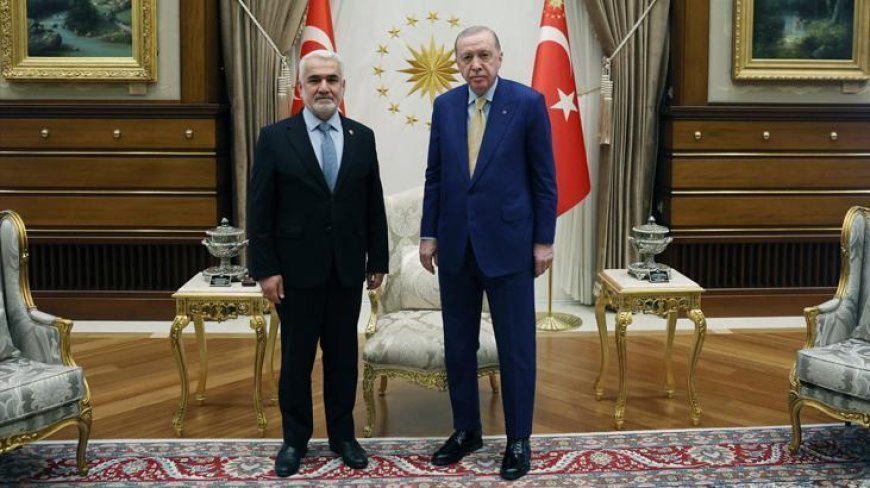 Cumhurbaşkanı Erdoğan, HÜDA PAR Genel Başkanı Yapıcıoğlu'nu kabul etti