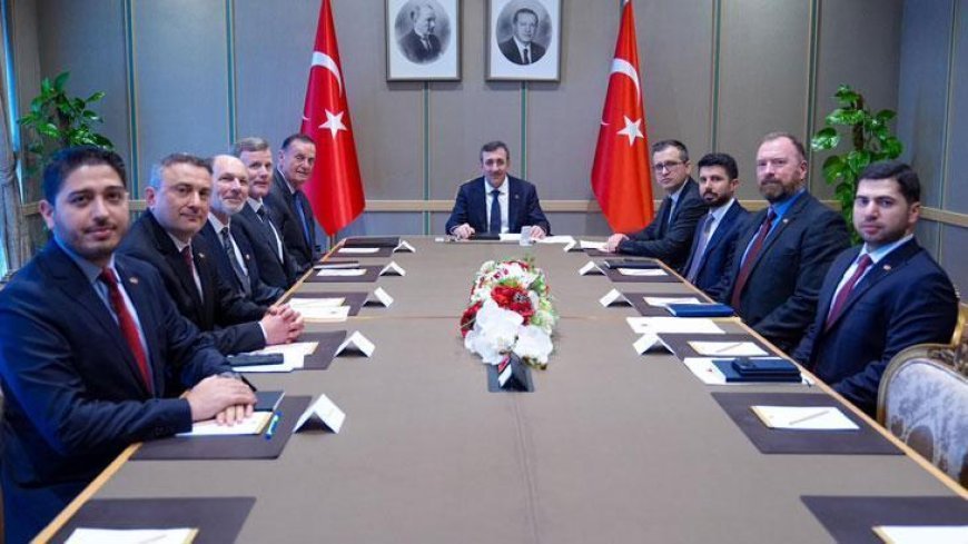 Cevdet Yılmaz, American Turkish Business Roundtable üyeleriyle görüştü