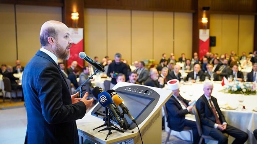 Bilal Erdoğan Üsküp'te 'Yeni Dünyayı İnşa Etmek' konulu söyleşiye katıldı