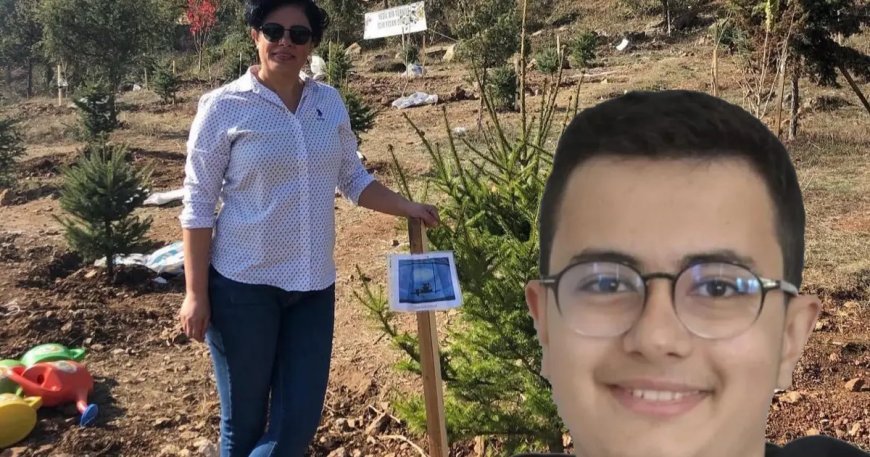 16 yaşındaki oğlu ölü bulunmuştu. Mezar başında kalp krizi geçiren anne hayatını kaybetti