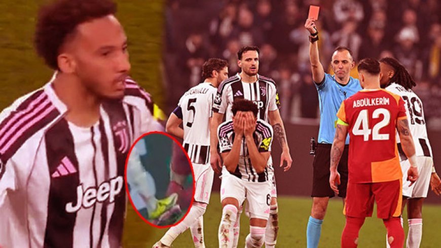 Juventus-Galatasaray maçındaki kırmızı kartın nedenini açıkladı! Barış Alper'e yapılan hareket sonrası oyunda müdahale