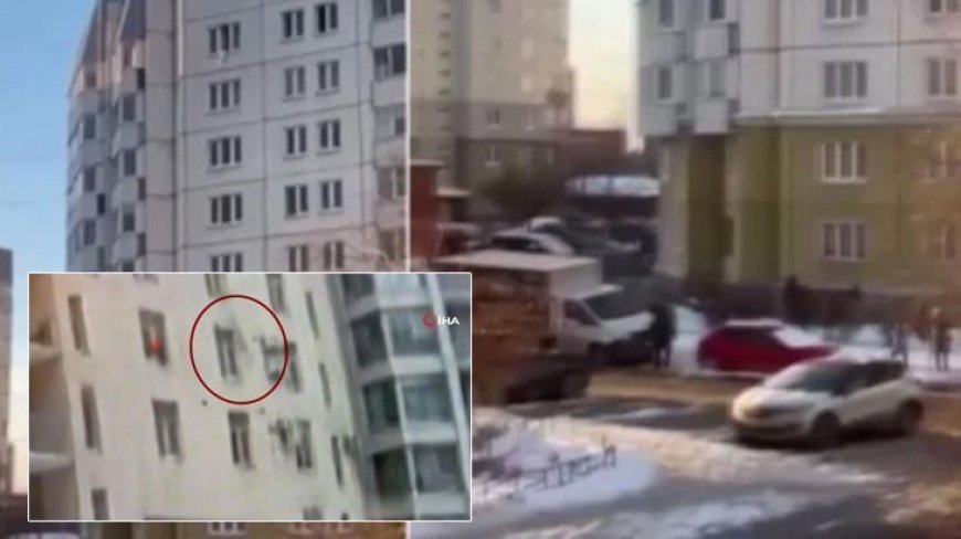 Mucize kurtuluş! 10. kattan düşen bebeği 'mont' kurtardı