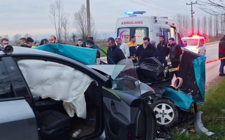 Sakarya'da iftar vakti feci kaza. Otomobile ok gibi saplandı, 1 ölü