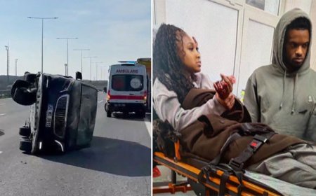 Fenerbahçeli yıldızın eşi trafik kazası geçirdi!