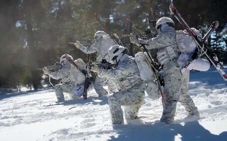 Komandolardan kar üstünde eğitim! MSB paylaştı