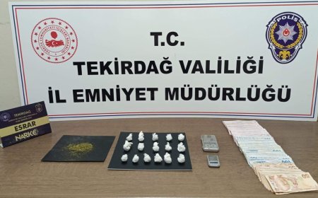 Tekirdağ'da uyuşturucu operasyonunda 11 tutuklama