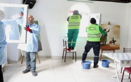 ÇERKEZKÖY BELEDİYESİ İBADETHANELERDE TEMİZLİK ÇALIŞMASI YAPIYOR