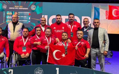 Milli para halterci Abdullah Kayapınar, Avrupa şampiyonu!