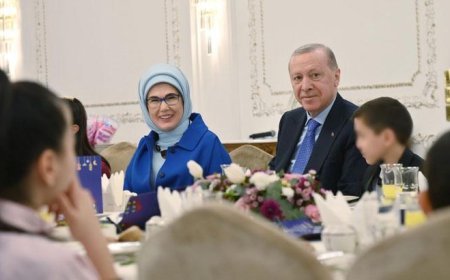 Emine Erdoğan'dan devlet himayesindeki çocuklarla iftar programına ilişkin paylaşım