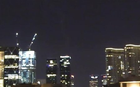 İran'dan yapılan misilleme sırasında Tel Aviv semalarında güçlü patlamalar duyuldu