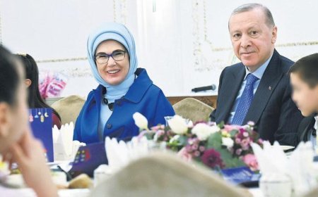 İftar sofrasında özel misafirler